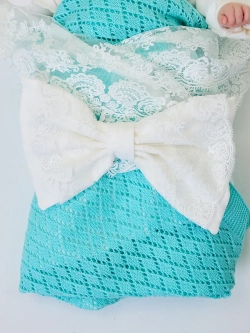 Конверт на выписку для новорожденных летний