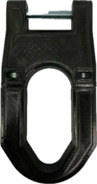 Крепление фары печатное для электросамоката Kugoo M4, M5 и подобных рулевых стоек