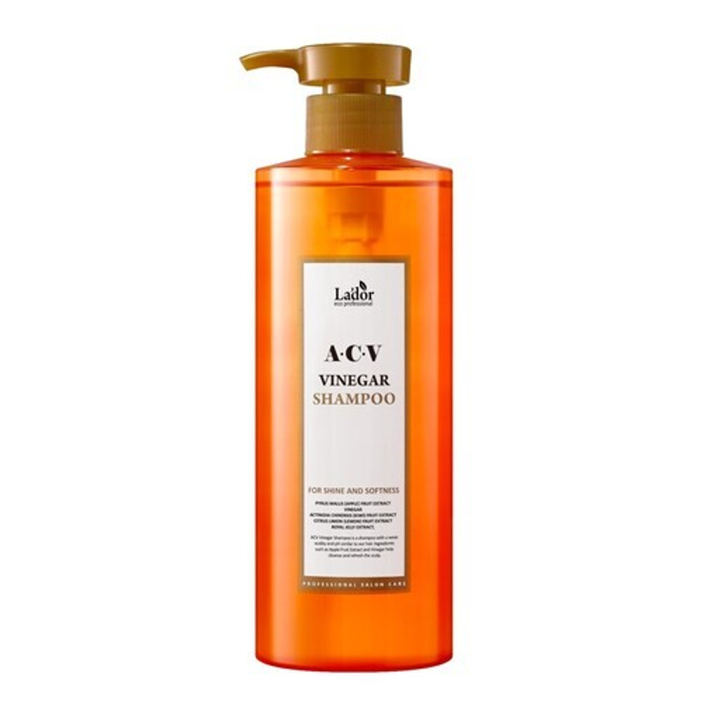 Шампунь с яблочным уксусом для блеска волос -  Lador Vinegar shampoo acv, 430 мл