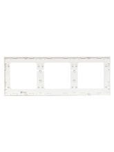 Рамка 3-местная белая EKF Стокгольм EZM-G-302-20