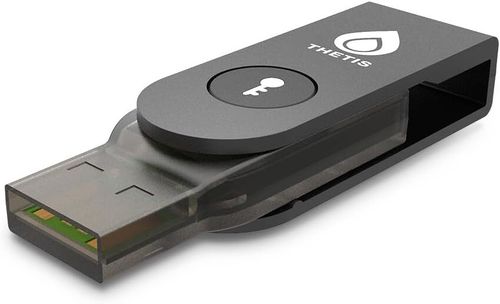 Thetis Pro-A — Ключ безопасности FIDO2 с USB-A, NFC и поддержкой TOTP/HOTP Универсальная двухфакторная аутентификация для Windows, macOS, Linux и мобильных устройств