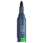 Маркер перманентный Berlingo "Multiline PE300" черный, пулевидный, 3мм