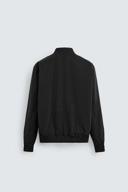 ZARA ЛЕГКАЯ КУРТКА-БОМБЕР, ЧЕРНЫЙ