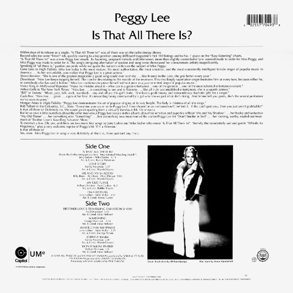 Peggy Lee / Is That All There Is (LP)