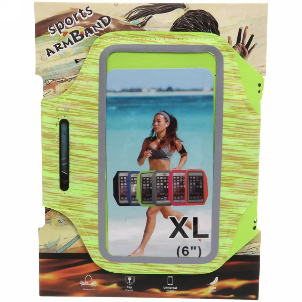 Чехол спортивный для телефона на руку «Victory» (для телефона 6»), микс