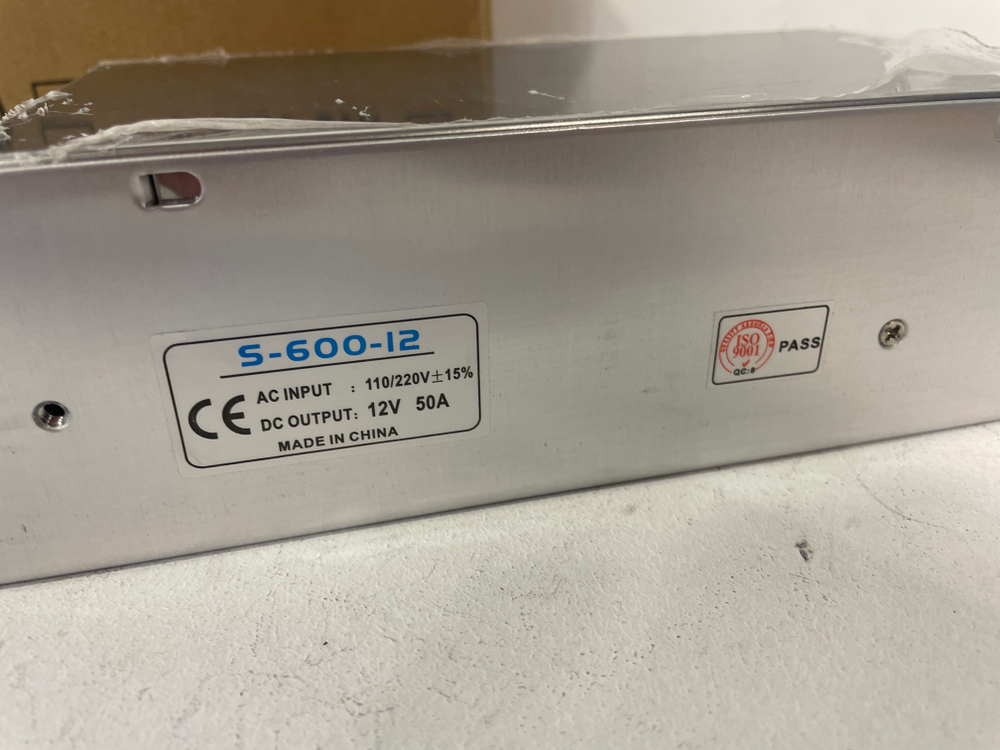 50А (220V - 12V) / Преобразователь напряжения (блок питания) с 220V - на 12V, 50 ампер (1 шт.)