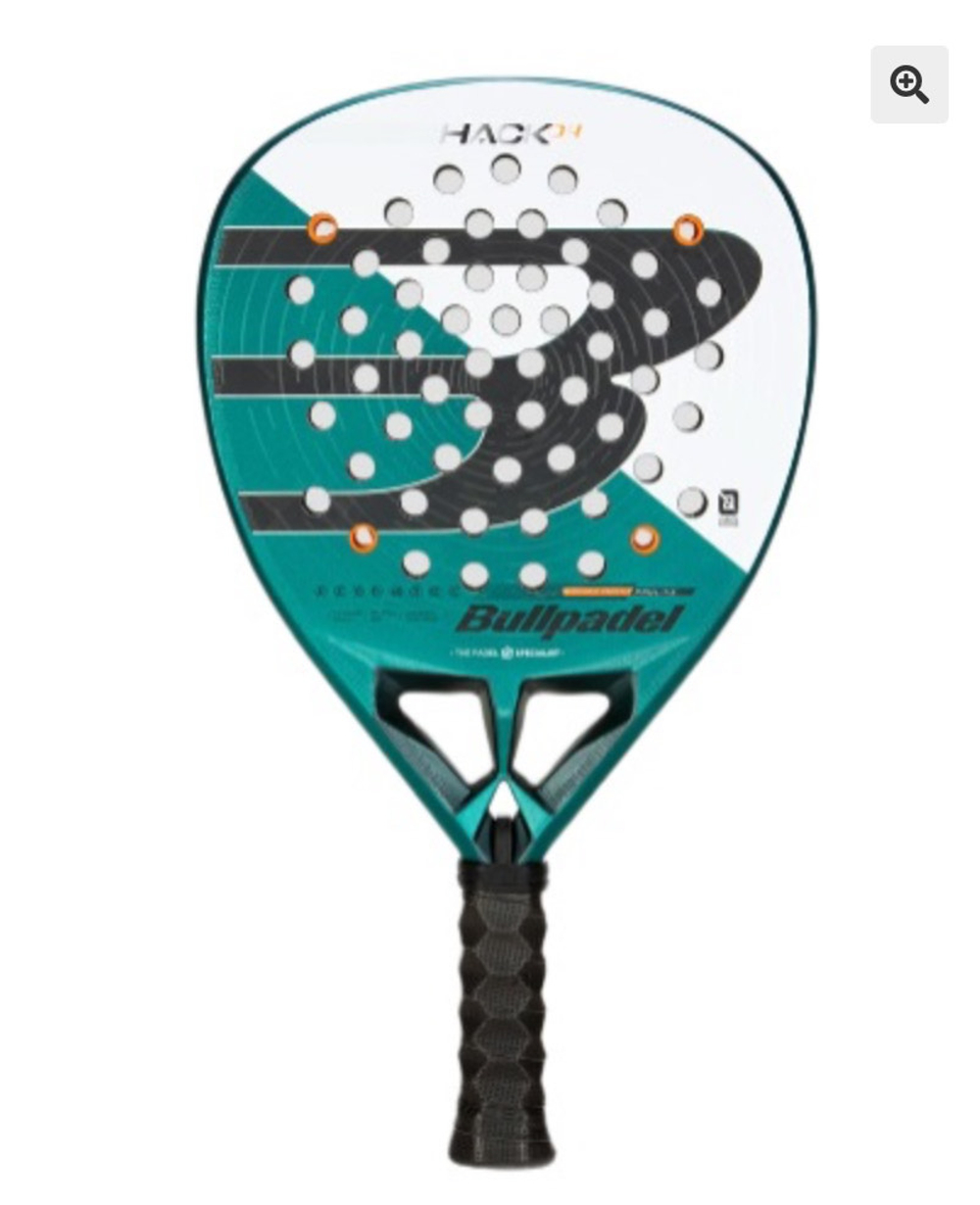 BULLPADEL, PALA HACK 04 25, 365 - 375g, 92025) Padel Racket