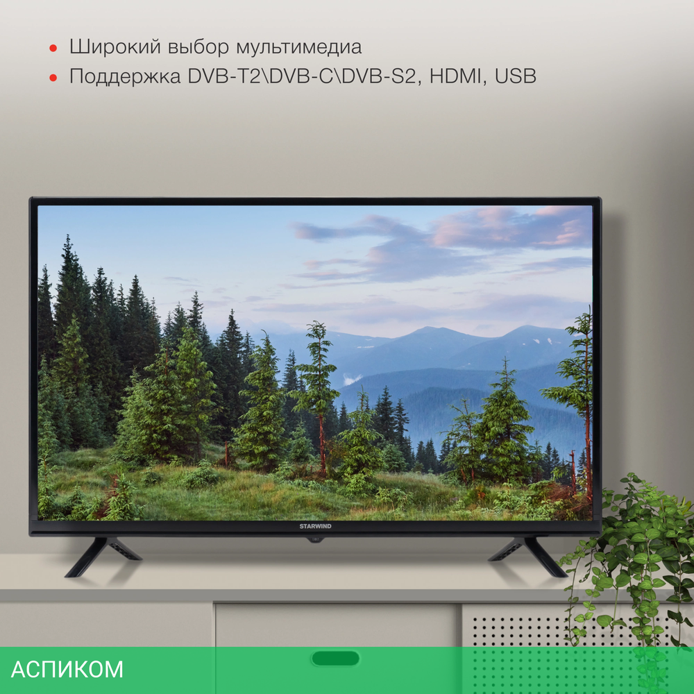 Телевизор LED Starwind 32" SW-LED32SG304