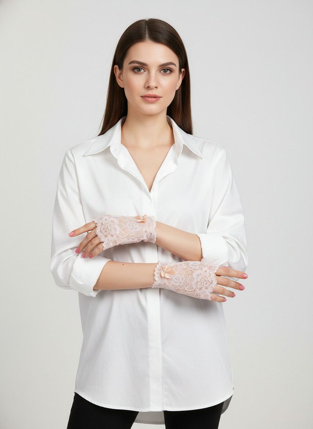 Митенки женские 0603-4 (6 розовый)