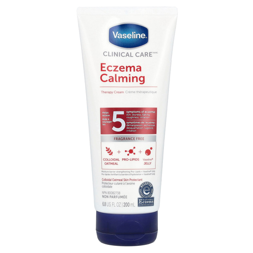Vaseline, Clinical Care ™, успокаивающий крем от экземы, без отдушек, 200 мл (6,8 жидк. унц.)