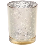 Подсвечник «Снегопад» 10*12,5 см, Золото