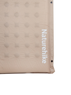 Коврик надувной двойной Naturehike D series, бежевый (CNK2550WS025)