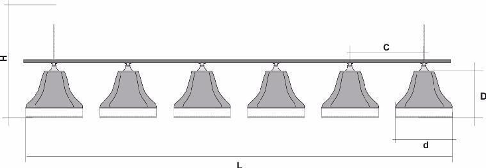 Лампа Классика 1 6пл. сосна (№2,бархат зеленый,бахрома желтая,фурнитура золото)