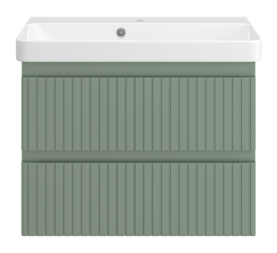 Тумба под раковину Brevita Victory 70 подвесная (зеленая)