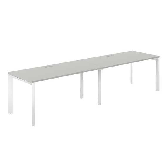 Рабочая станция Призма s-b-s 3200х800х750 П‑образный каркас PR.229
