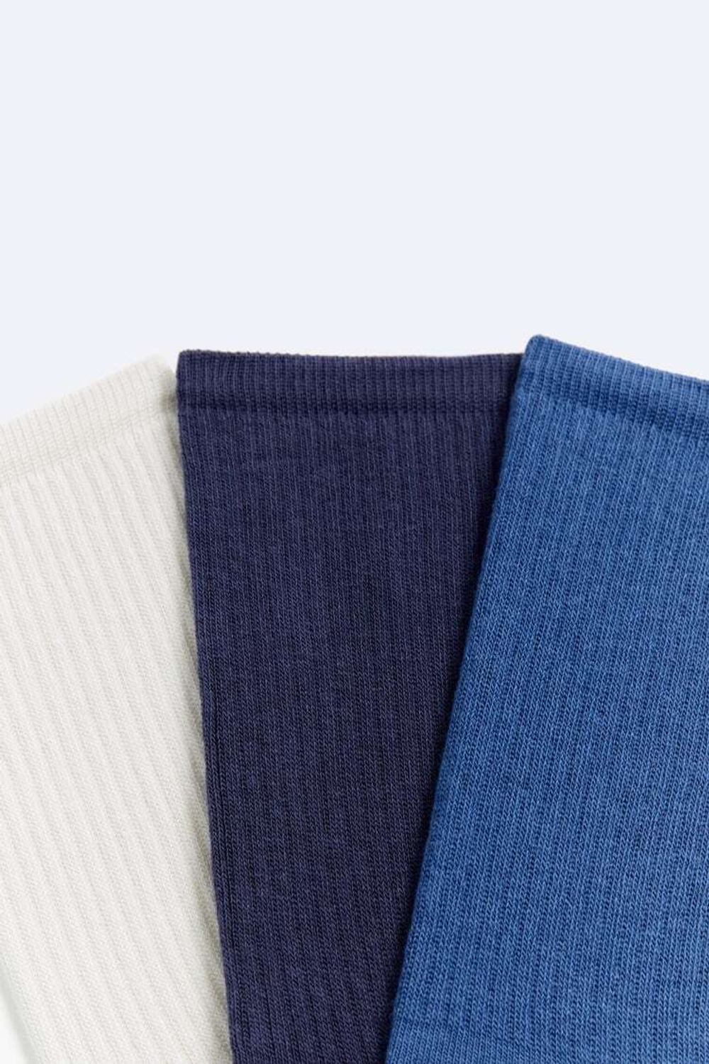 ZARA НАБОР ИЗ ТРЕХ ПАР НОСКОВ, РАЗНОЦВЕТНЫЙ