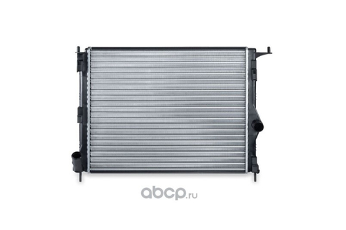 Радиатор основ. алюм. Renault Logan (08--)/Largus (12-) 1.4/1.6 8 MT без конд. (METACO)