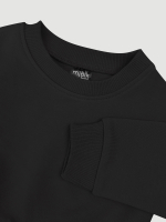 Комплект Mjölk Свитшот Black/Штанишки Брокколи, уценка