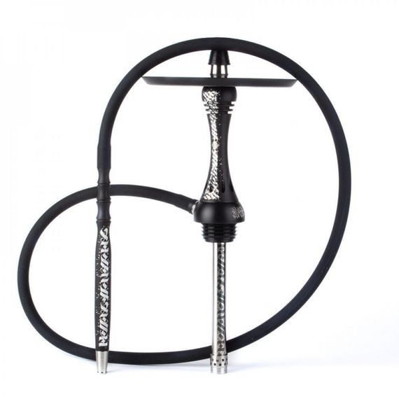 Alpha Hookah - Model X Art Co-Black Matte