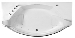 Акриловая ванна Gemy G9079 200х105 с гидромассажем