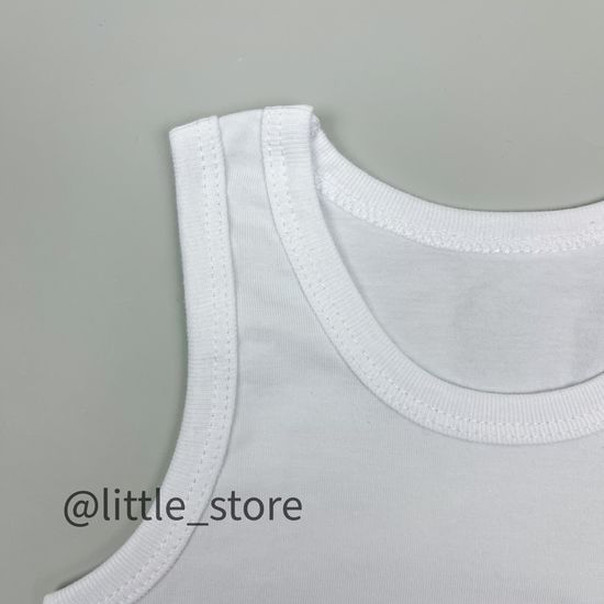 Майка для мальчиков "Basic" Белая