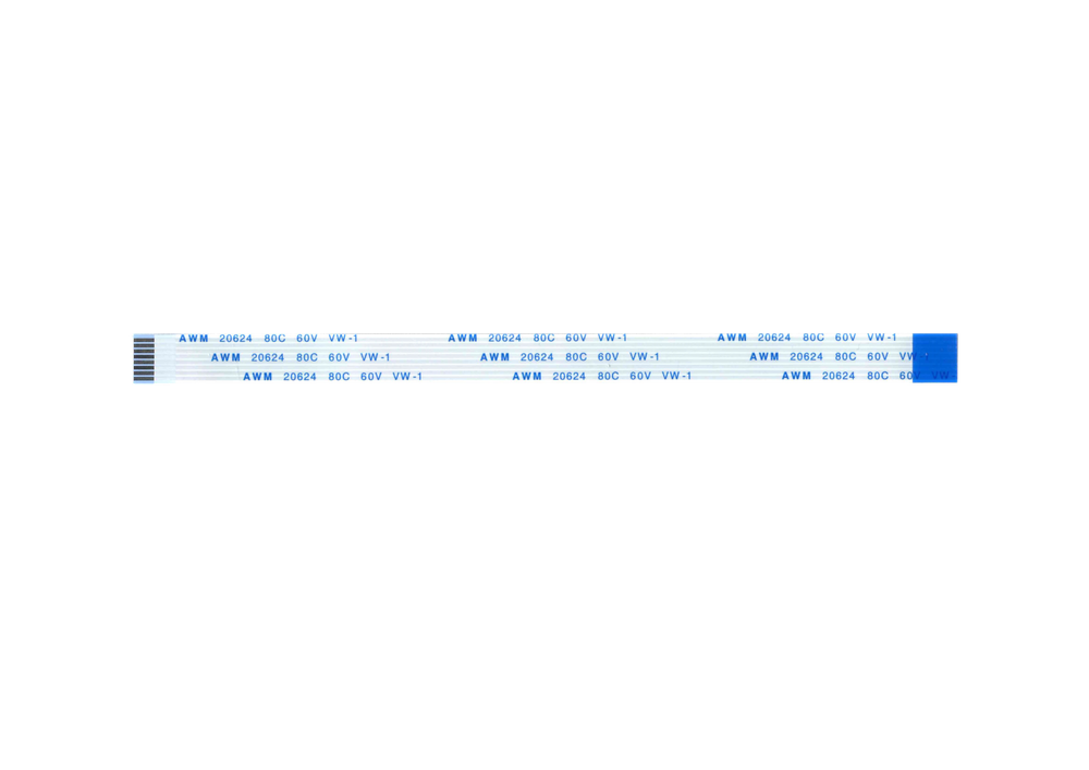 Шлейф 8 pin, 40 см, шаг 1 мм FFC, обратный Б