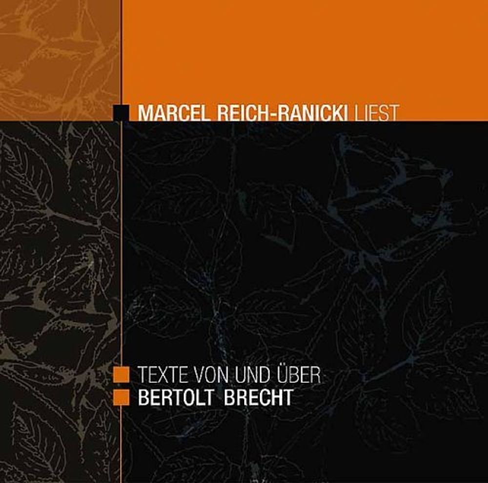 Texte von und ueber Bertolt Brecht 1CD