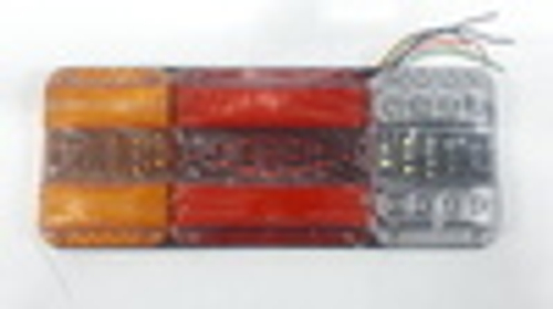 Cветодиодный стоп-сигнал 12 В (Ultra #5) / поворотники / габариты / задний LED фонарь (за 2 шт. комплект) 1.4кг 35x7x14