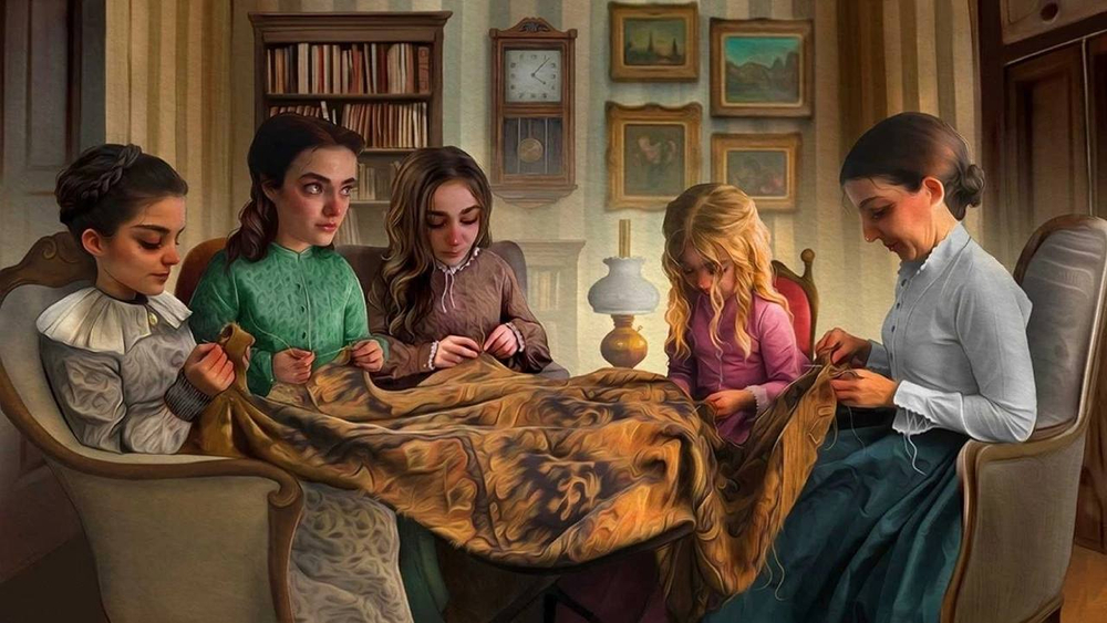 Маленькие женщины (илл. А. Лоренте)