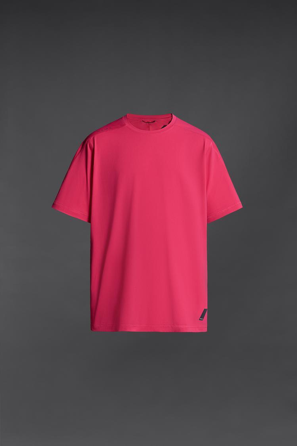 ZARA БАЗОВАЯ СПОРТИВНАЯ ФУТБОЛКА, НЕОНОВО-РОЗОВЫЙ