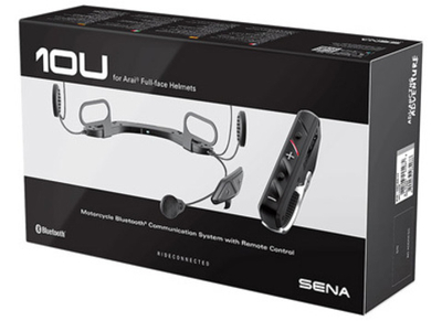 Bluetooth мотогарнитура с дистанционным управлением на руль SENA 10U (для шлемов ARAI закрытого типа)