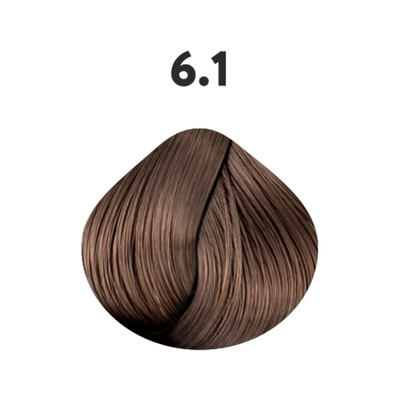 6.1 крем-краска KAARAL AAA Color Collection темно-пепельный блондин - 100 мл.