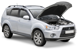 Упоры капота АвтоУпор для Mitsubishi Outlander XL 2005-2012, 2 шт., UMIOUT031