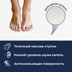 Душевой поддон керамический, прямоугольный, белый RGW CR (800x1000)
