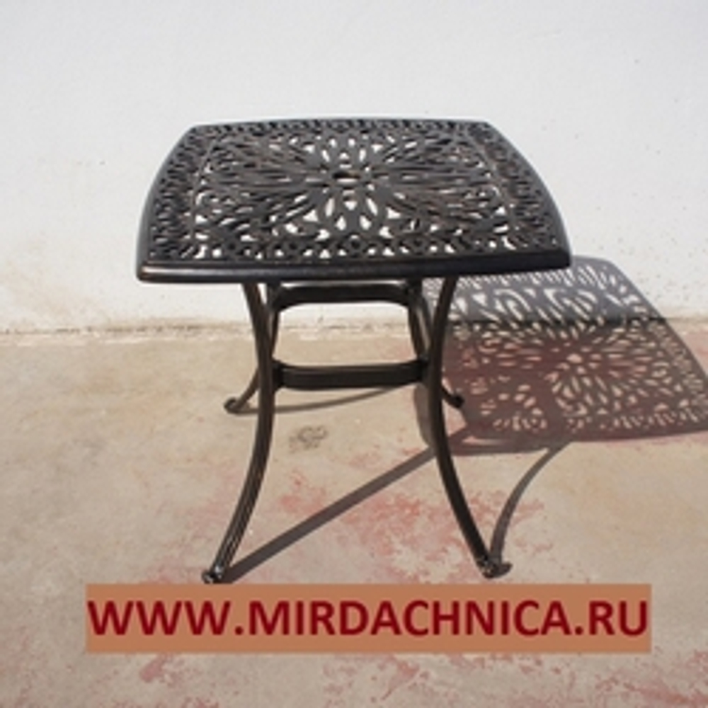 Кофейный стол из литого алюминия МИЛАН "MILAN"
