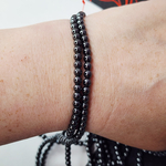 Бусины, гематит, гематин, шарик, р-р 4мм, цена за нить 39 см