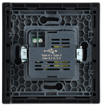 FORTE&PIANO Розетка USB A+C 3,1А FP550 сталь IEK