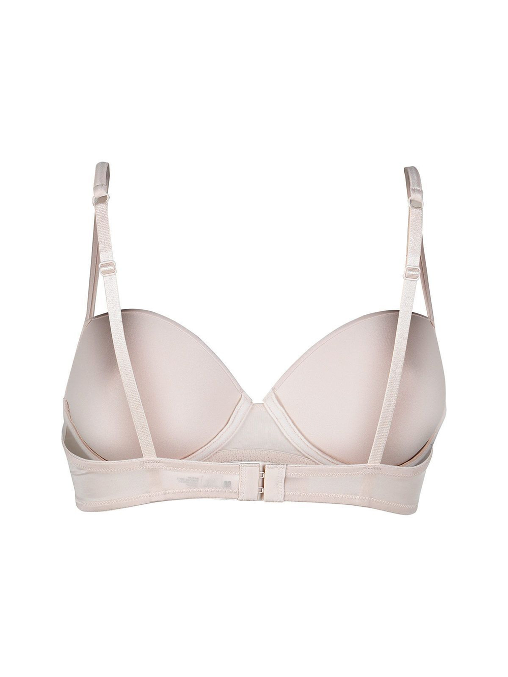 Бюстгальтер-балконет с формованной чашкой из микрофибры (Размер: 2C) (Цвет: кремовый)