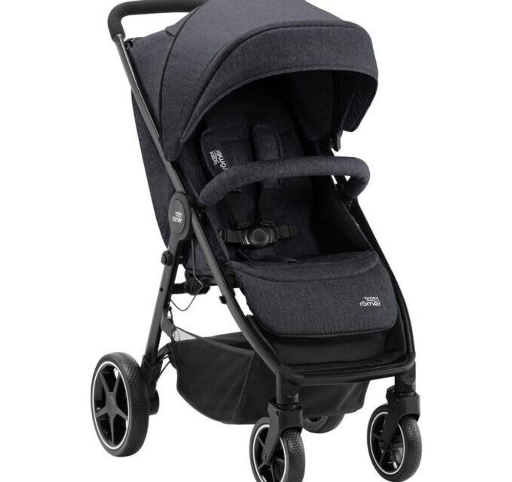 Прогулочная коляска Britax Roemer B-Agile M, Black Shadow, черный