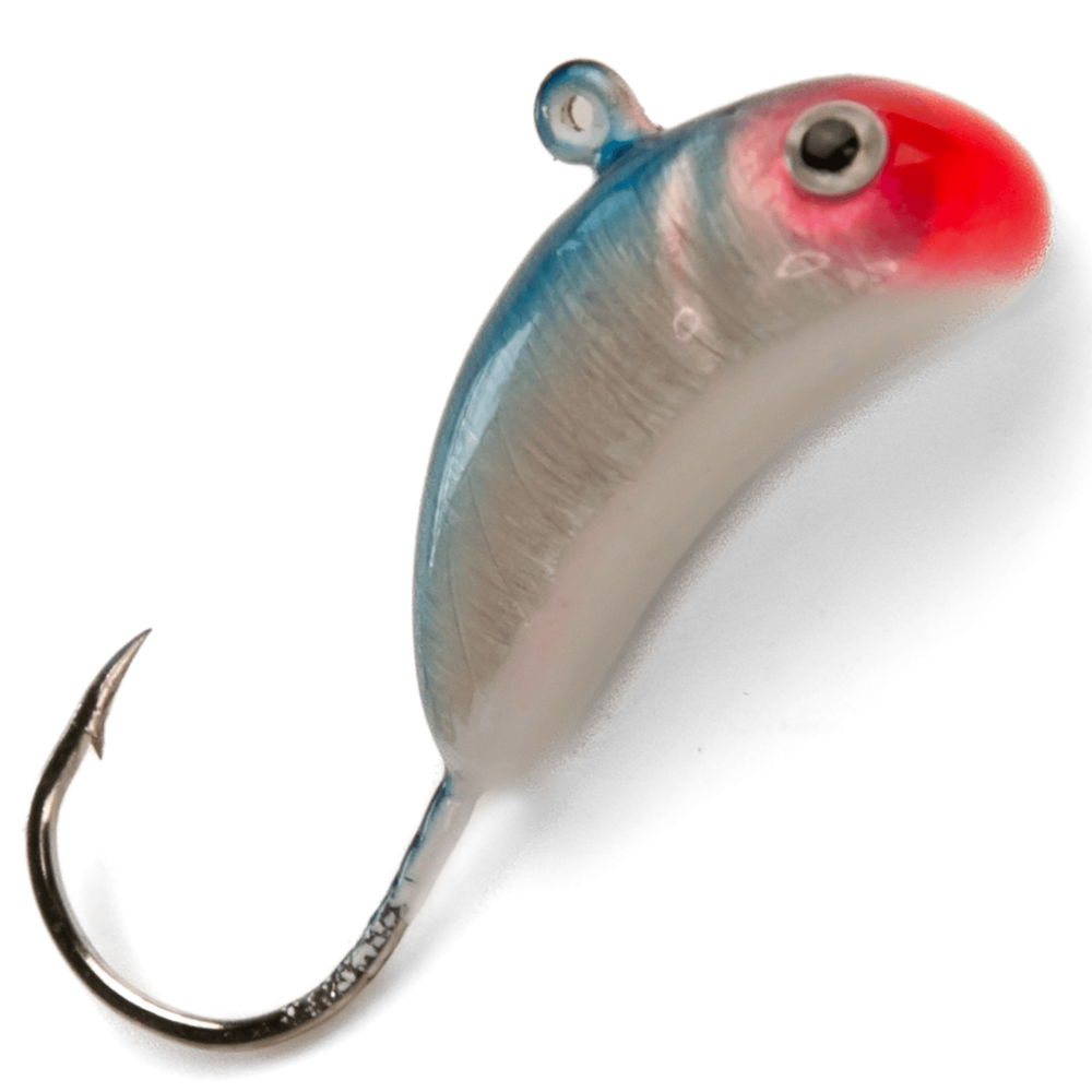 Блесна-мормышка ЖОР "Сомик" цветная флуоресцентная (25мм, 12гр, 5шт/уп)