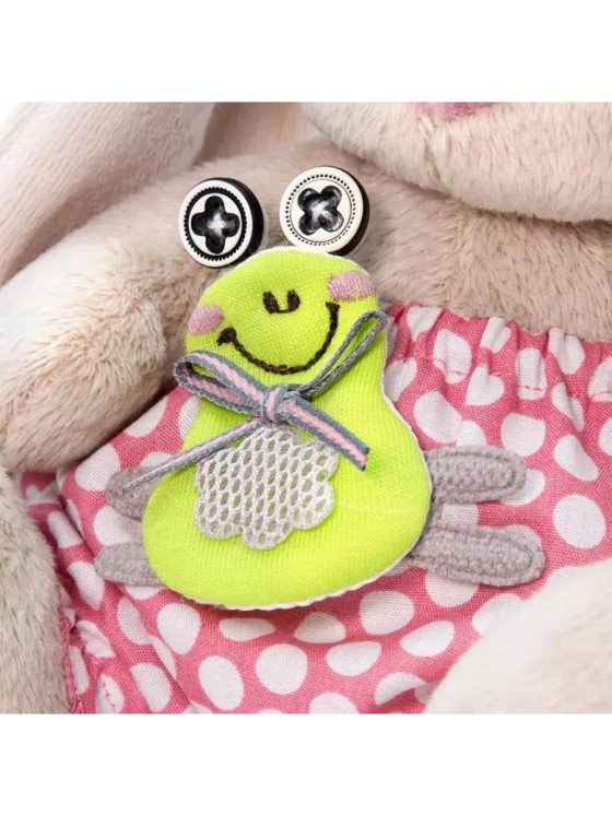 Мягкая игрушка Зайка Ми с лягушонком 15 см SidX-373