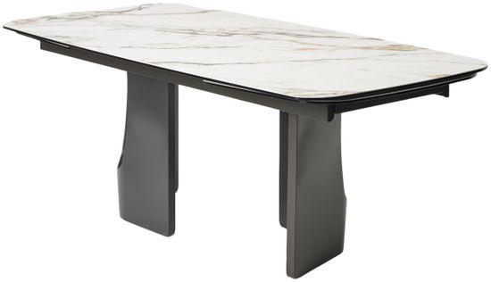 Стол BIRGER 200 KL-188 Контрастный мрамор, итальянская керамика