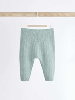 Вязаные свитер и брюки в комплекте для малышей Next Q96-770, Бирюзовый