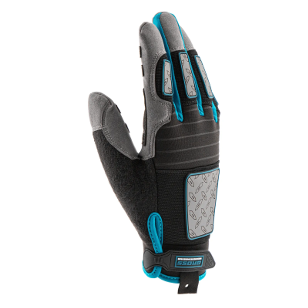 Перчатки универсальные комбинированные, с защитными накладками, stylish, размер xl (10) gross