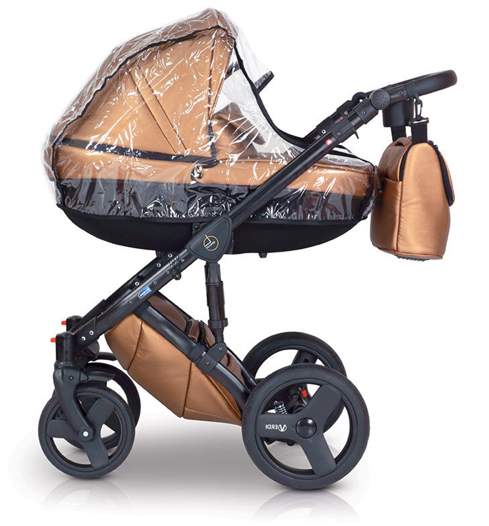 Детская коляска Verdi Mirage Limited 3 в 1 (Оранжевый)