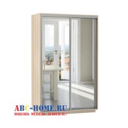 Шкаф-купе "Экспресс Экспенс Дуо" (ясень шимо светлый) 2400х1600, МК Е1, г. Белореченск