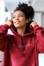 Платье-худи oversize с капюшоном (Размер: XS-S) (Цвет: бежевый)