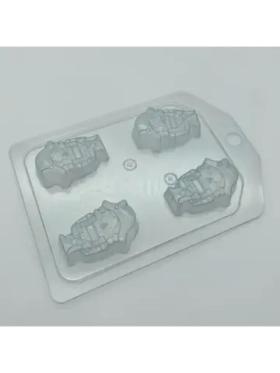 Пластиковая форма для конфет Щелкунчик 4 ячейки