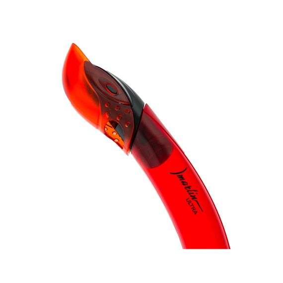 Трубка Marlin Ultra (красная) с клапаном