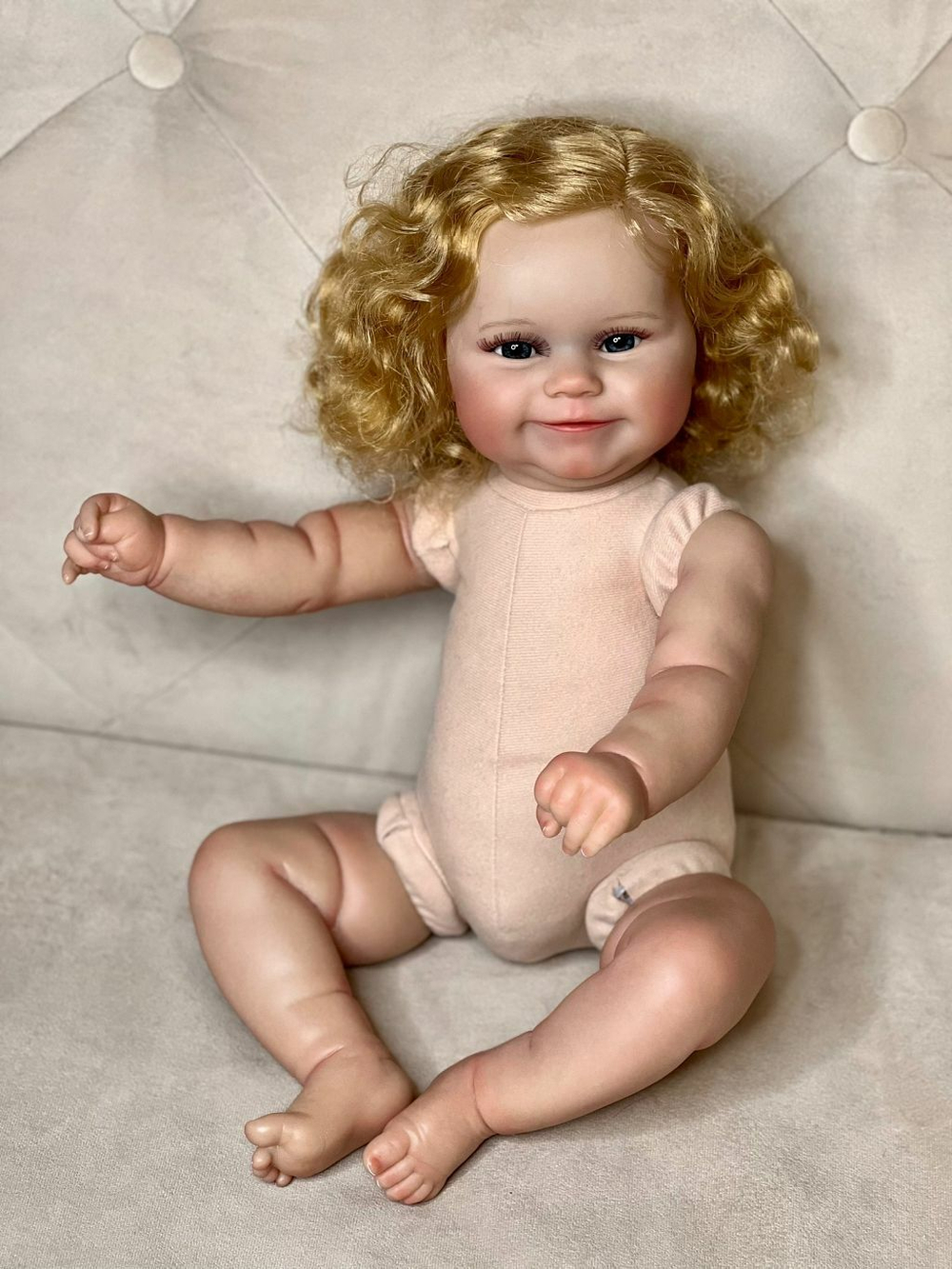 Кукла Реборн мягконабивная 50см в пакете (FA-004)